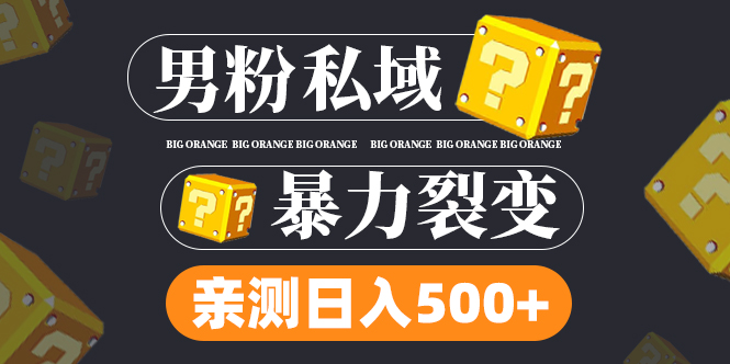 (6677)男粉项目，一个作品变现1000+，新渠道新玩法，一部手机实现月入过万-古龙岛网创