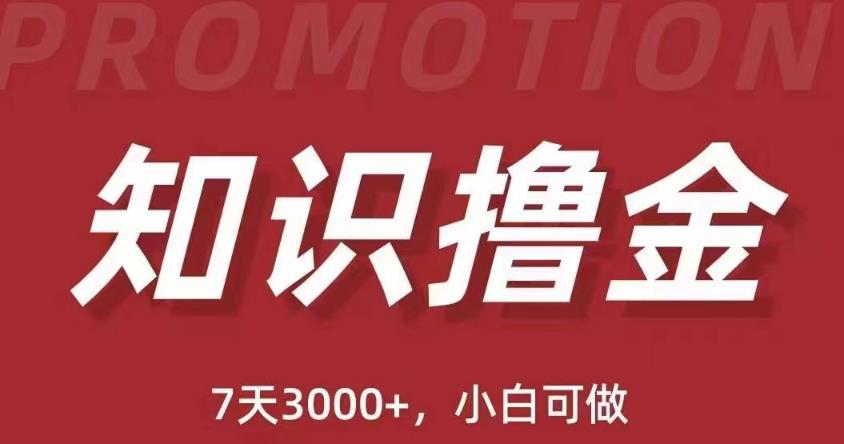 抖音知识撸金项目：简单粗暴日入1000+执行力强当天见收益(教程+资料)-古龙岛网创