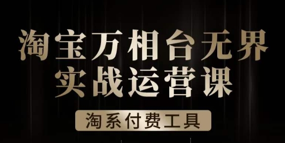 沧海·淘系万相台无界实战运营课，万相台无界实操全案例解析-古龙岛网创