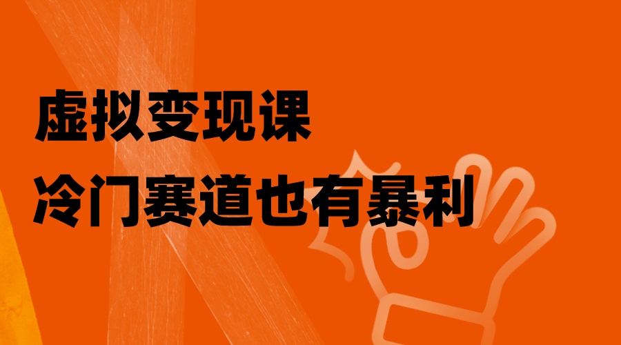 （8219期）虚拟变现课，冷门赛道也有暴利，手把手教你玩转冷门私域-古龙岛网创