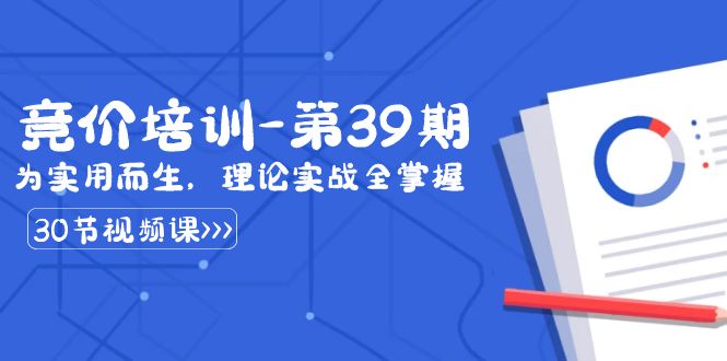 （8750期）某收费竞价培训-第39期：为实用而生，理论实战全掌握（30节课）-古龙岛网创