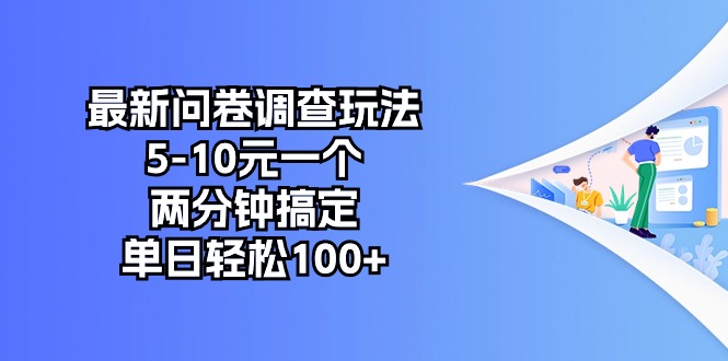 （10606期）最新问卷调查玩法，5-10元一个，两分钟搞定，单日轻松100+-古龙岛网创