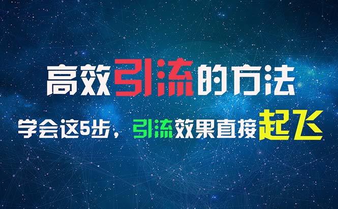 （11776期）高效引流的方法，可以帮助你日引300+创业粉，一年轻松收入30万，比打工强-古龙岛网创