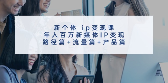 （11971期）新个体 ip变现课，年入百万新媒体IP变现，路径篇+流量篇+产品篇-古龙岛网创