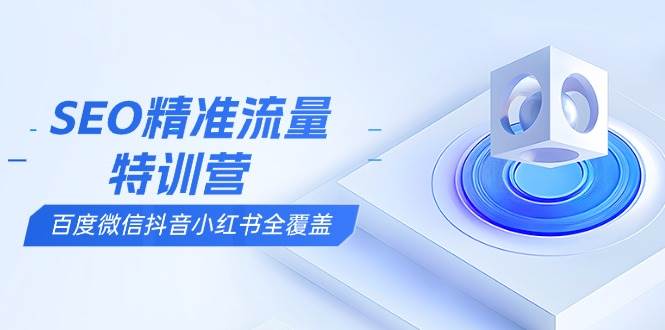 （13851期）SEO精准流量特训营，百度微信抖音小红书全覆盖，带你搞懂搜索优化核心技巧-古龙岛网创