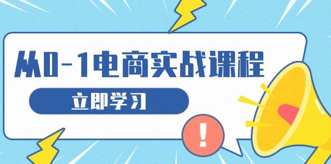 （13594期）从零做电商实战课程，教你如何获取访客、选品布局，搭建基础运营团队-古龙岛网创