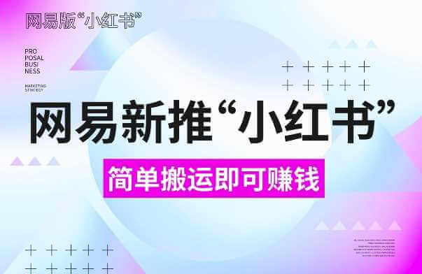 网易官方新推“小红书”，搬运即有收益，新手小白千万别错过(附详细教程)【揭秘】-古龙岛网创