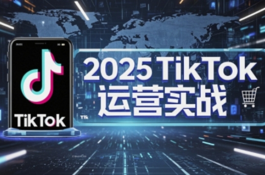 2025TikTok电商运营，掌握TikTok店铺运营核心技巧，实现低成本高转化-古龙岛网创
